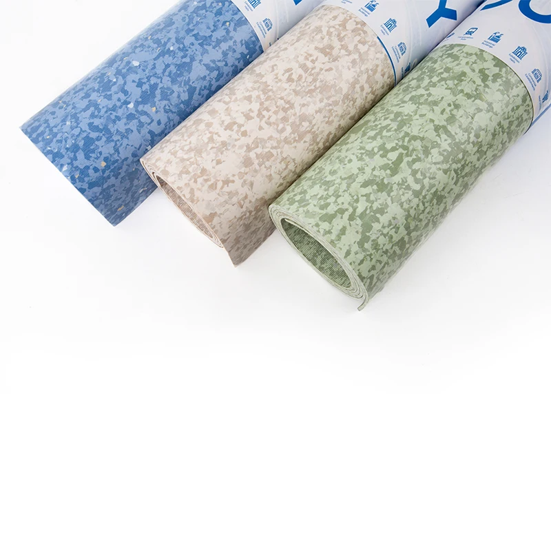 Китай заводская цена антибактериальный однородный ПВХ виниловый напольный рулон для больницы и