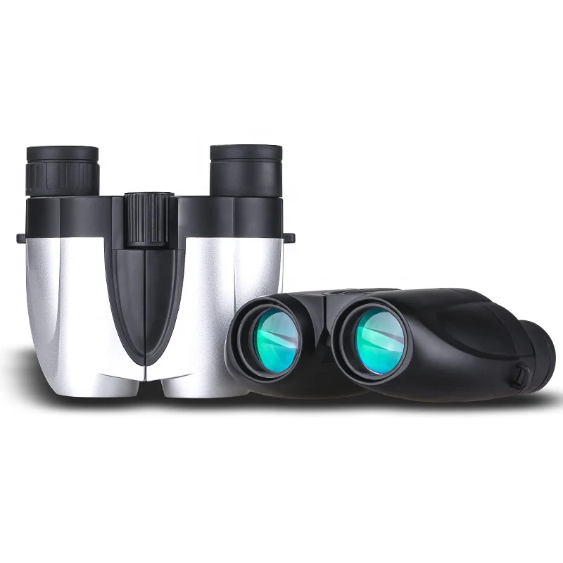 12x25 Binoculars for Adults Outdoor Sports Folding High Powered Binoculars with Weak Light Night Vision Clear for Bird Watching