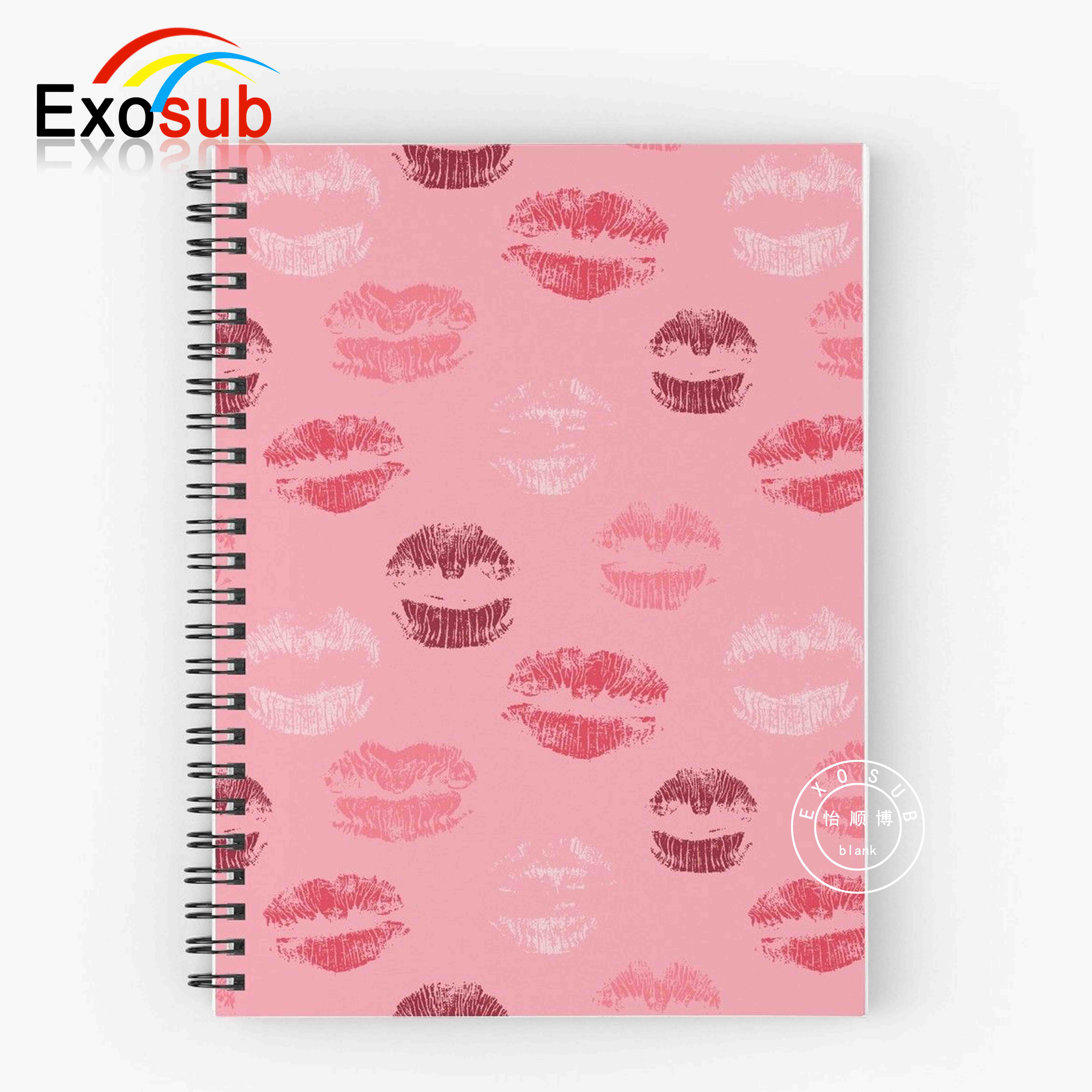 Dye sublimation blank heat transfer 8x11inches spiral planner