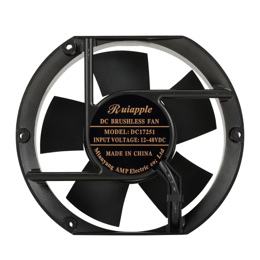 1751 dc axial cooling fan with high air volume 24V fan 17251 172*150*51mm