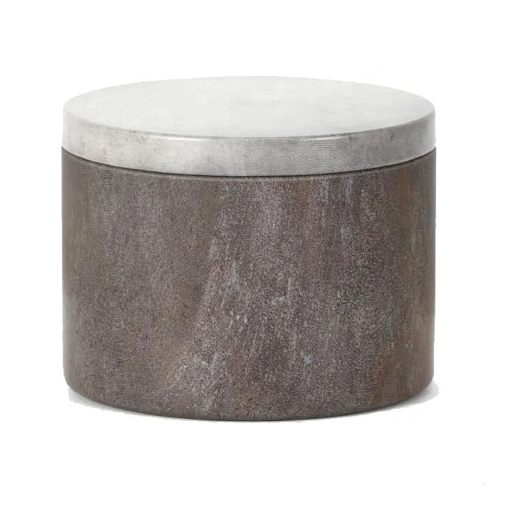 Custom Pattern Round Seamless Containers Food Grade Storage Can 4oz 8oz Candle Tins with Lid