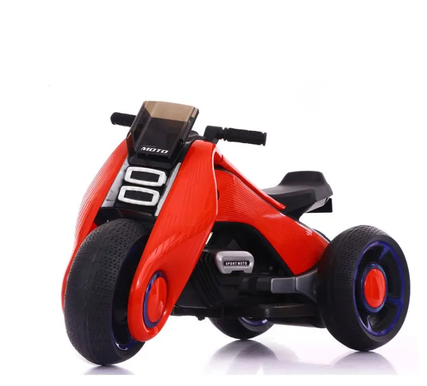 Детский Электрический мотоцикл Детский Электрический трехколесный мотоцикл для детей 2-9 лет