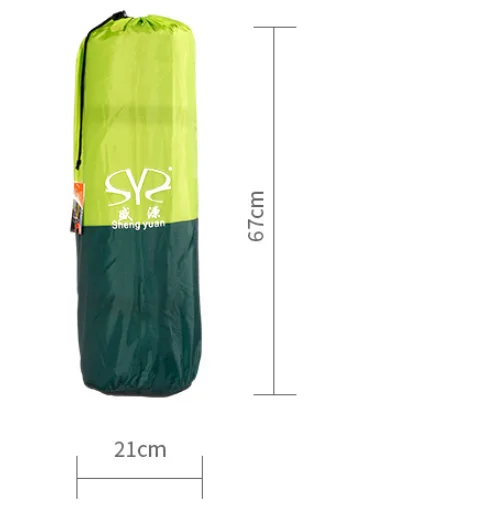 Outdoor Hiking Inflatable Ultra-light Portable Folding Sleeping Pad Soft Double Camping Pad Air Mattress