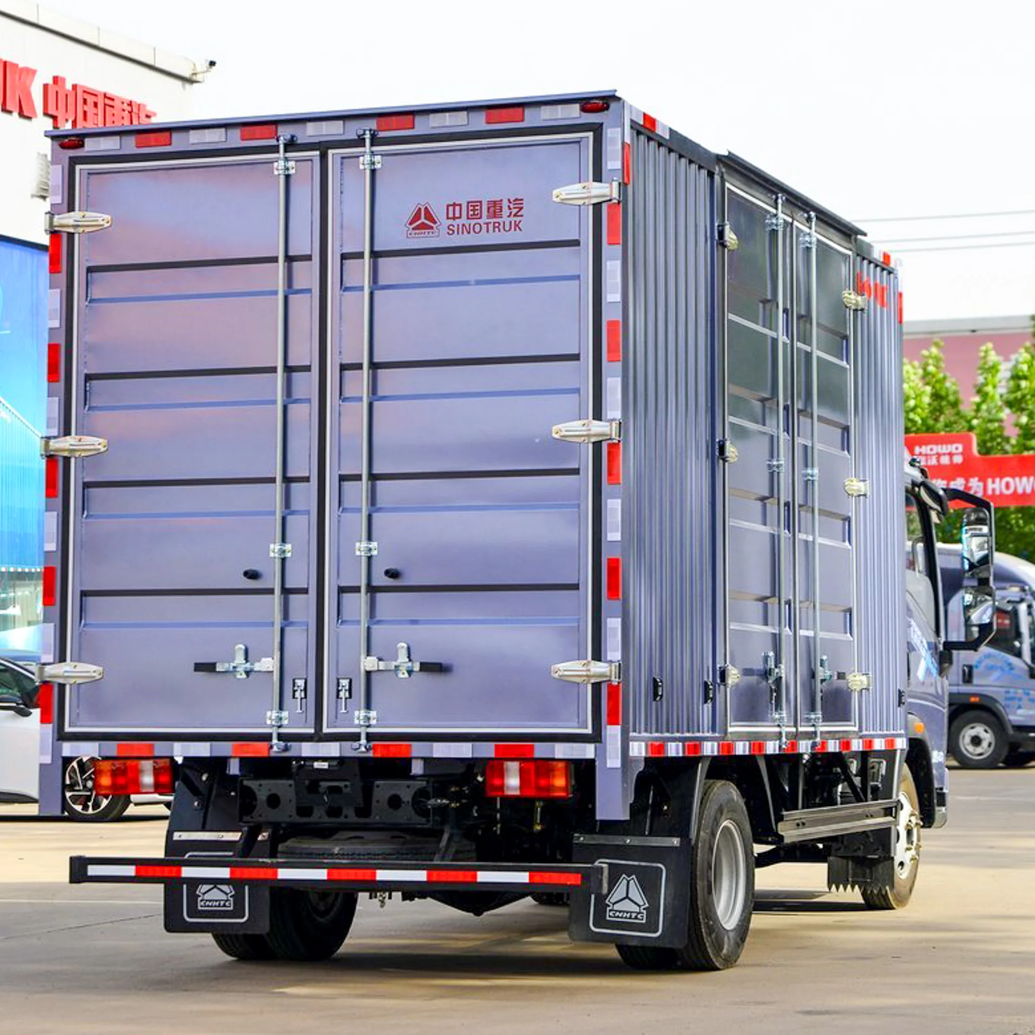 2024 Sinotruk HOWO Tongshuai 160 л.с. 4 15 м автоматический Однорядный фургон легкий грузовик китайский Подержанный