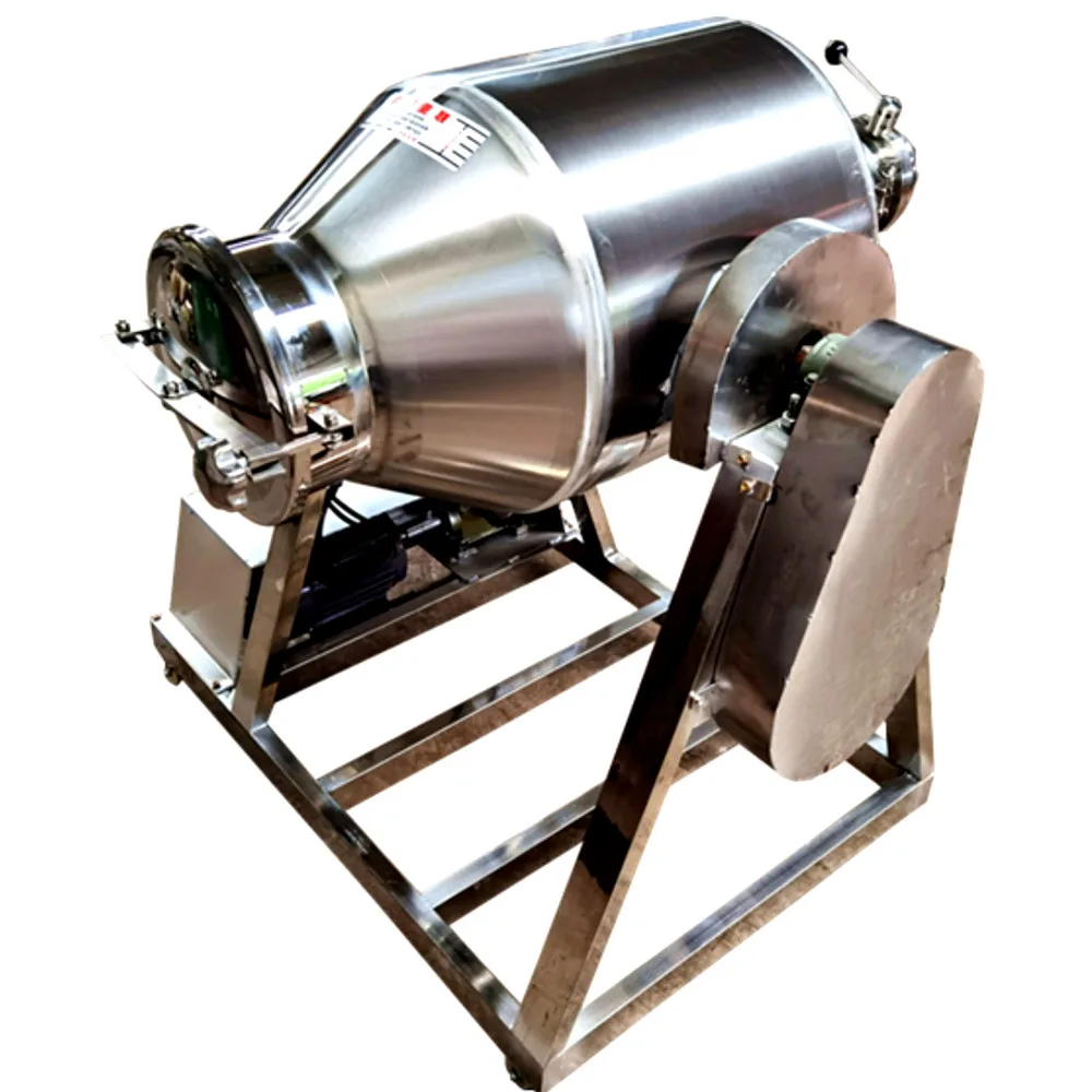 Dry powder spice premix premixer 50KG100KG200KG stainless steel drum mixer