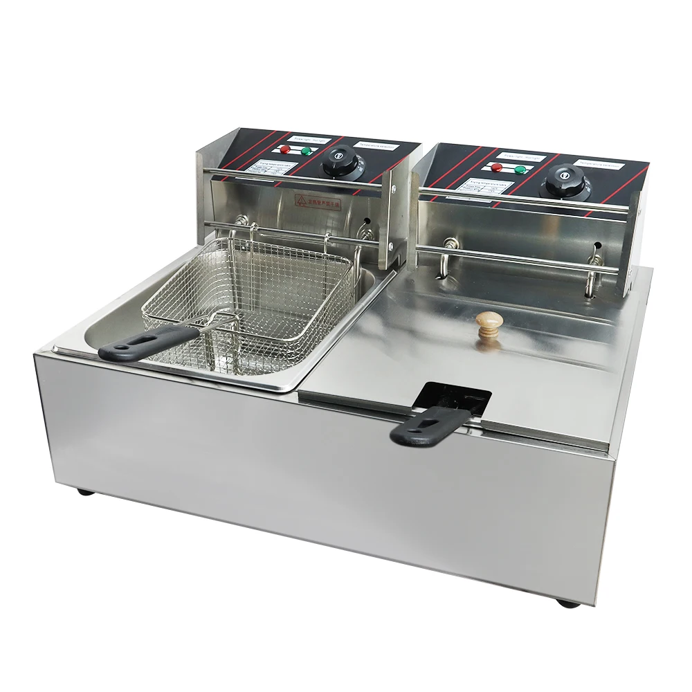 Big Sale Commercial Stainless Steel Restaurant Automatic Electric Deep Oil Fryer for Fried Chicken