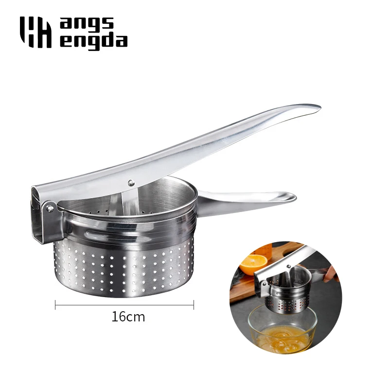 Amazon supplier Heavy high quality orange juicer hand-made citrus stainless steel fruit squeezer