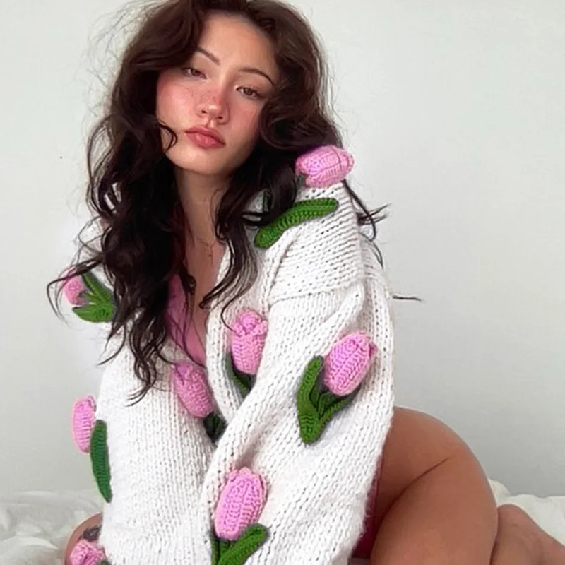 Winter 2022 New Arrivals Hot selling women long sleeve fashionable knit womens ladies sweaters