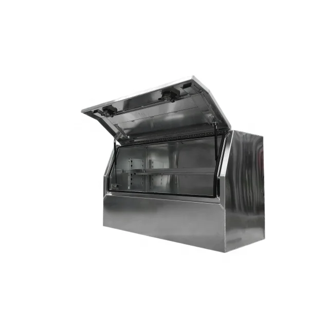 Waterproof Aluminum Plate Toolbox Side Open Tool Box Truck/Trailer bed