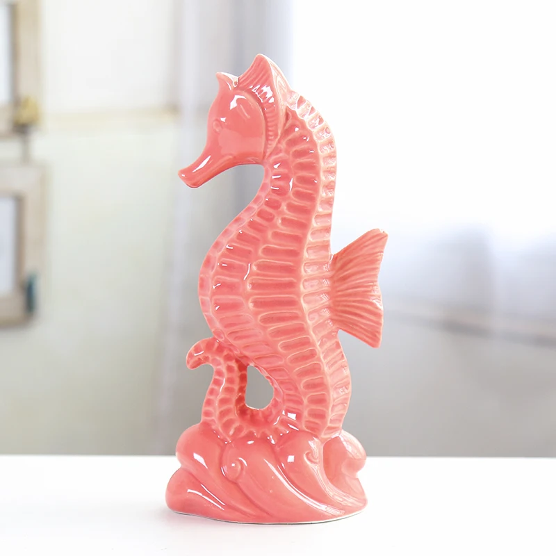 Nordic Decor White Ceramic Hares Figurines Crafts Easter Bunny Art Tabletop Decoration Ceramic Rabbits