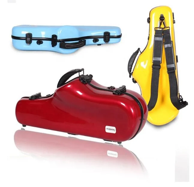 
Ultra Light Adjustable Shoulder Strap E-flat Alto Saxophone Box FRP Saxophone Bag/Case 