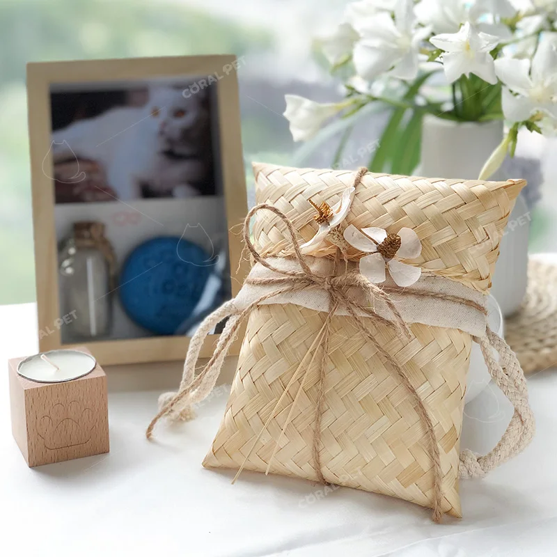 eco friendly Bamboo Urns Cremation scatter tube For human Pet Ashes sea burial green earth burial 100% biodegradable urn pet