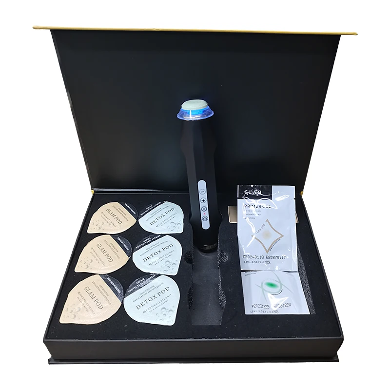 2024 Newest Wireless Mini oxygen co2 bubble pen oxygenation capsules pods rechargeable oxygen skin tightening facial machine