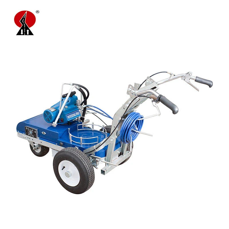 Top quality electrical road lines marking cold plastic painting machine for crossing