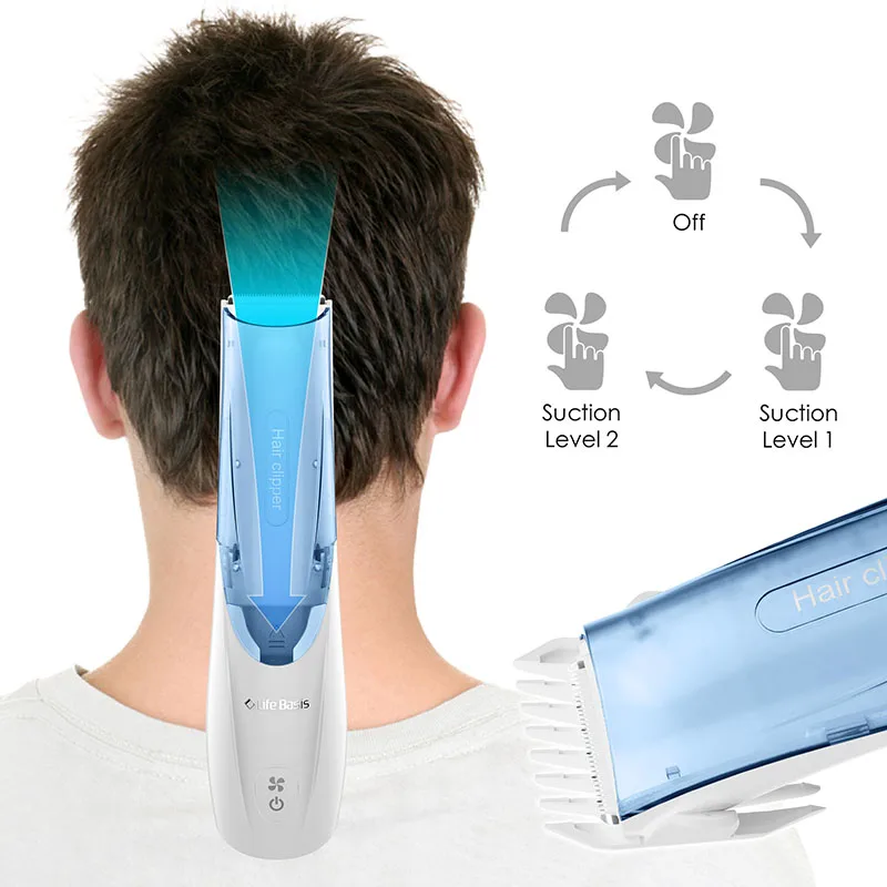 
Vacuum Trimmer Hair Clipper for Baby Child Men Vacuum Haircut Barber Kit Cordless Vacuum Hair Trimmer 