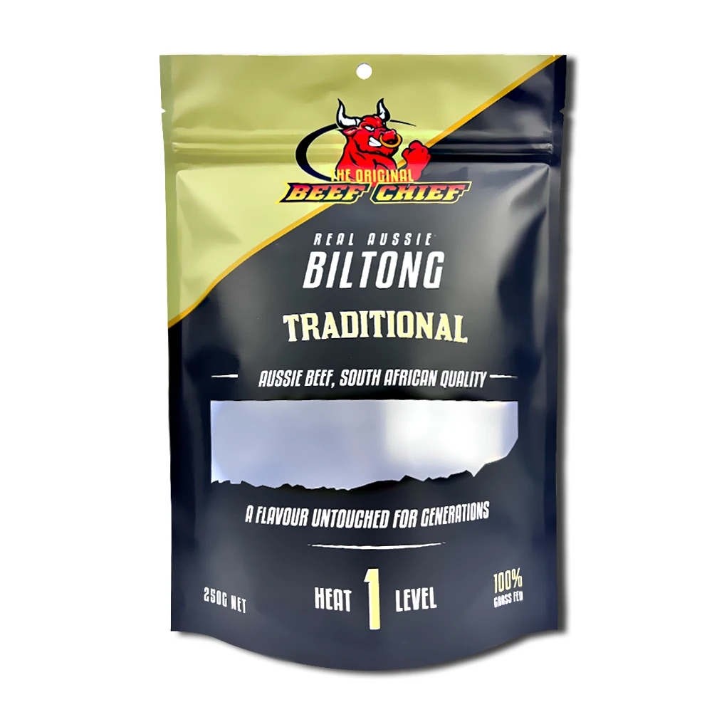 Custom Print with Clear Window Hole Aluminum Foil Stand up Zipper Plastic Bag for Beef Packaging
