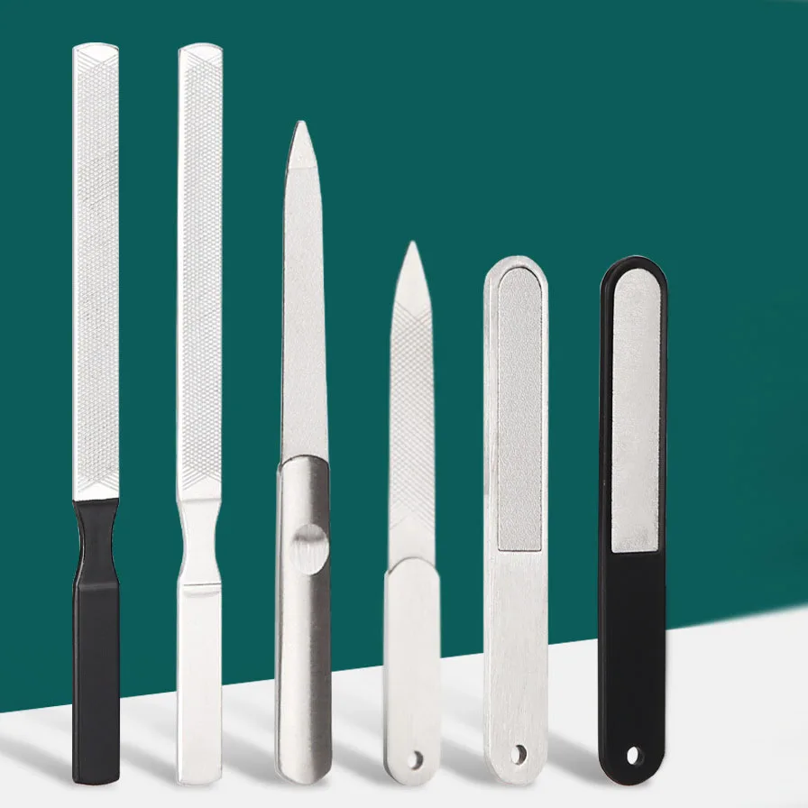 Stainless Steel Nail File Double-sided Sharpening Polishing