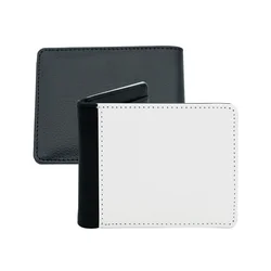 Sublimation Wallet Blank for Men Gifts Leather Blank Wallet Heat Transfer Bank Card Holder DIY Men Sublimation wallet