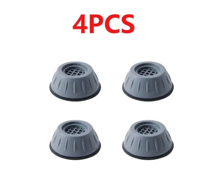 4pcs/set Anti Vibration Washer Feet Pad Universal Washing Machine Anti-Skid Roller Kit Furniture Lifting Foot Base
