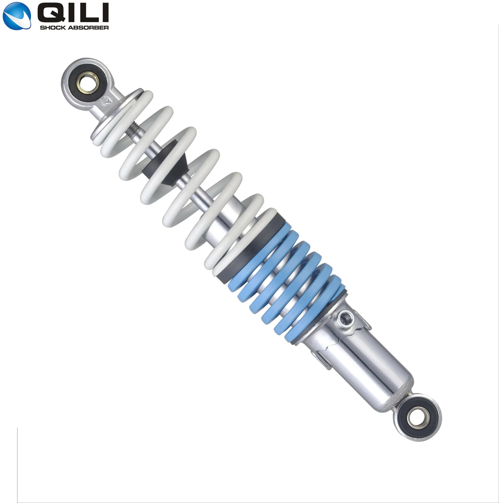 factory patent design flat spring twin spring rear  shock absorber for motorcycle