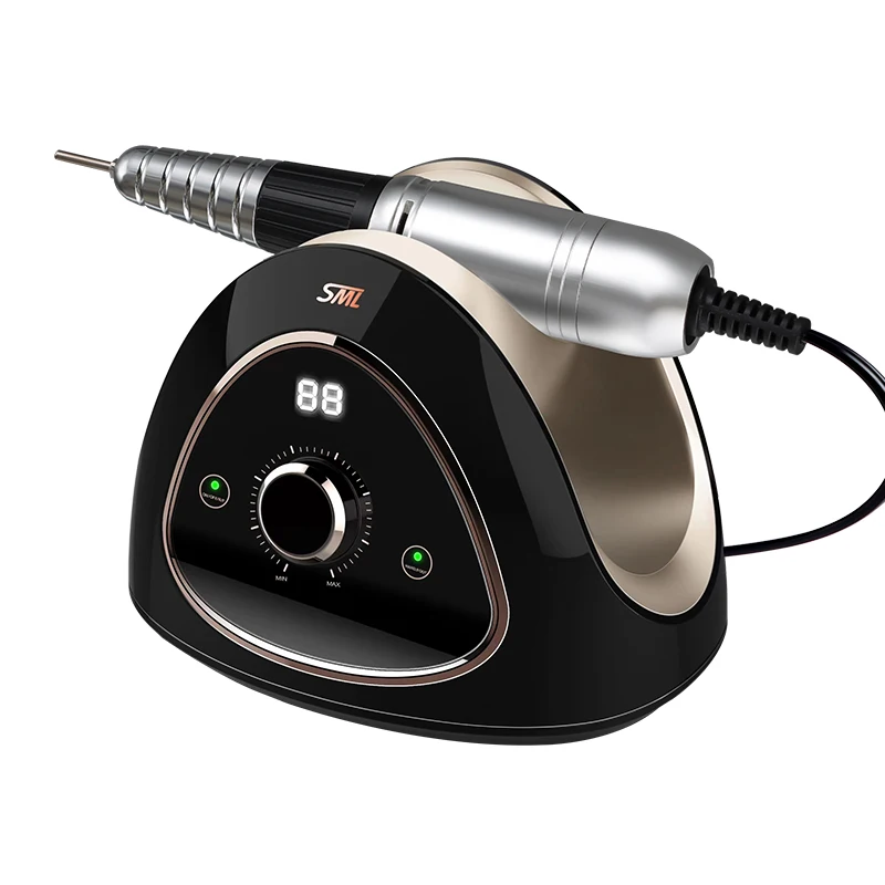 SML 2022 Newest Style  M15 Manicure Pedicure Polish Nail Drill Set Low Noise Touch Switch 45000rpm Nail Drill Machine