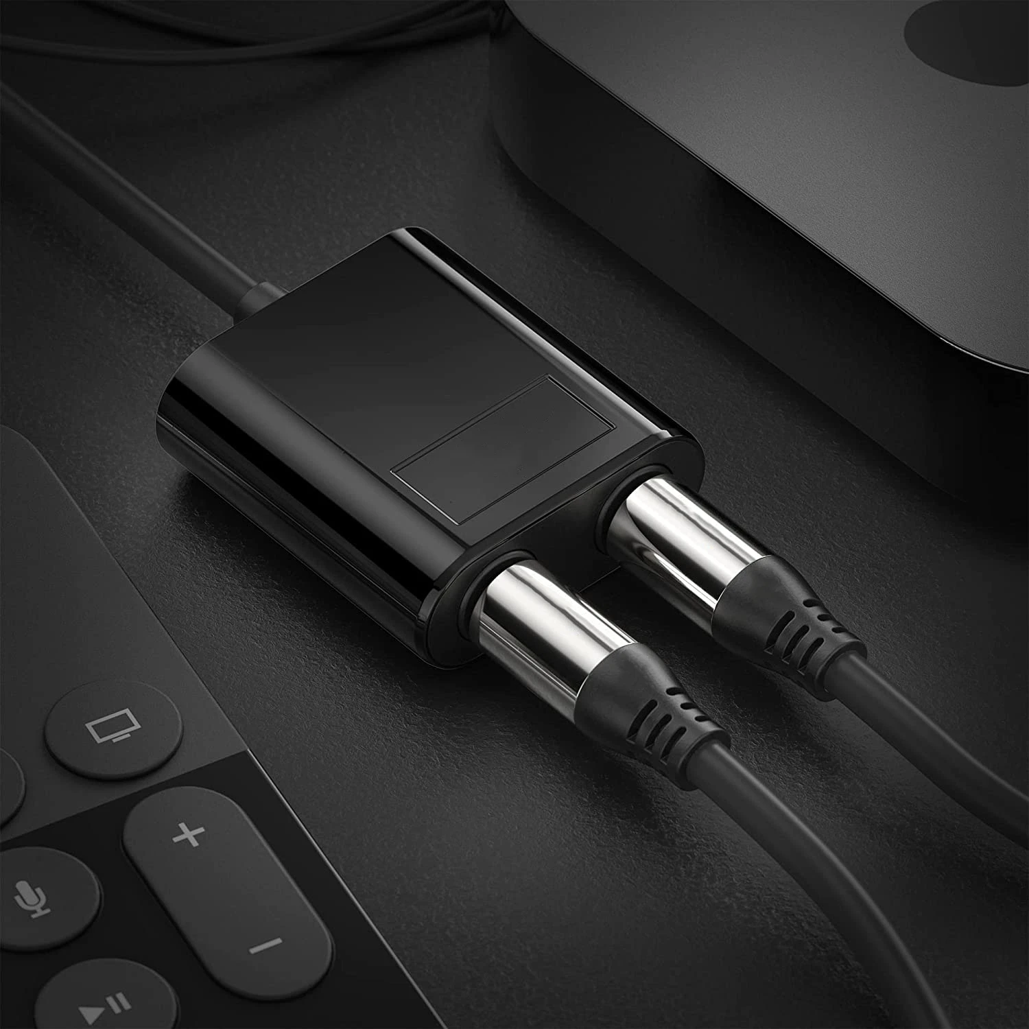 Optical Splitter 1 in 2 Out  Toslink Optical Adapter for Home Theate Fiber Optic Audio Splitter 1x2