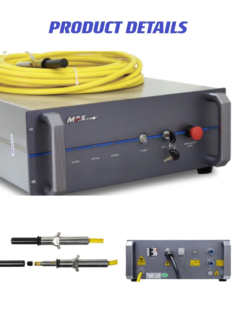 MAX Continuous CW Fiber Laser Supply Single Module MFSC-1000W MFSC-1500W MFSC-2000W Source Laser Cutting Machine New Used 3000W