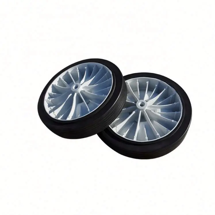 High quality 10 inch Tool Box Replacement Tyre Solid Rubber Caster Wheels