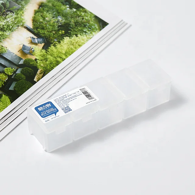Professional china supplier custom plastic 5 portfolio organizer cases for jewellery storage
