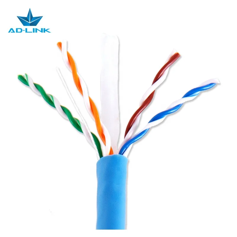 Manufacturer 305m Cat6 Network Price Indoor Test Pass 4pr 23 Awg Roll Internet Red Utp Cable