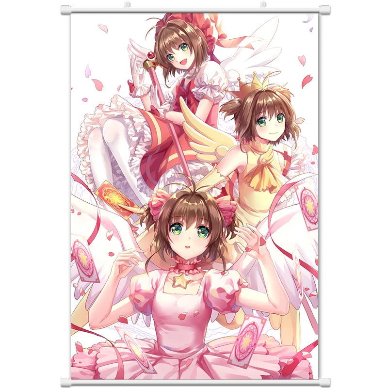 Japanese Anime Fabric Wall Scroll Poster cartoon canvas Scroll Painting