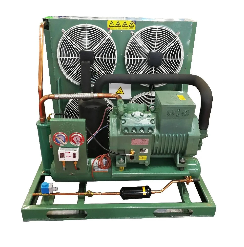 air cooled condenser unit, PU sandwich panel room compressor condenser unit