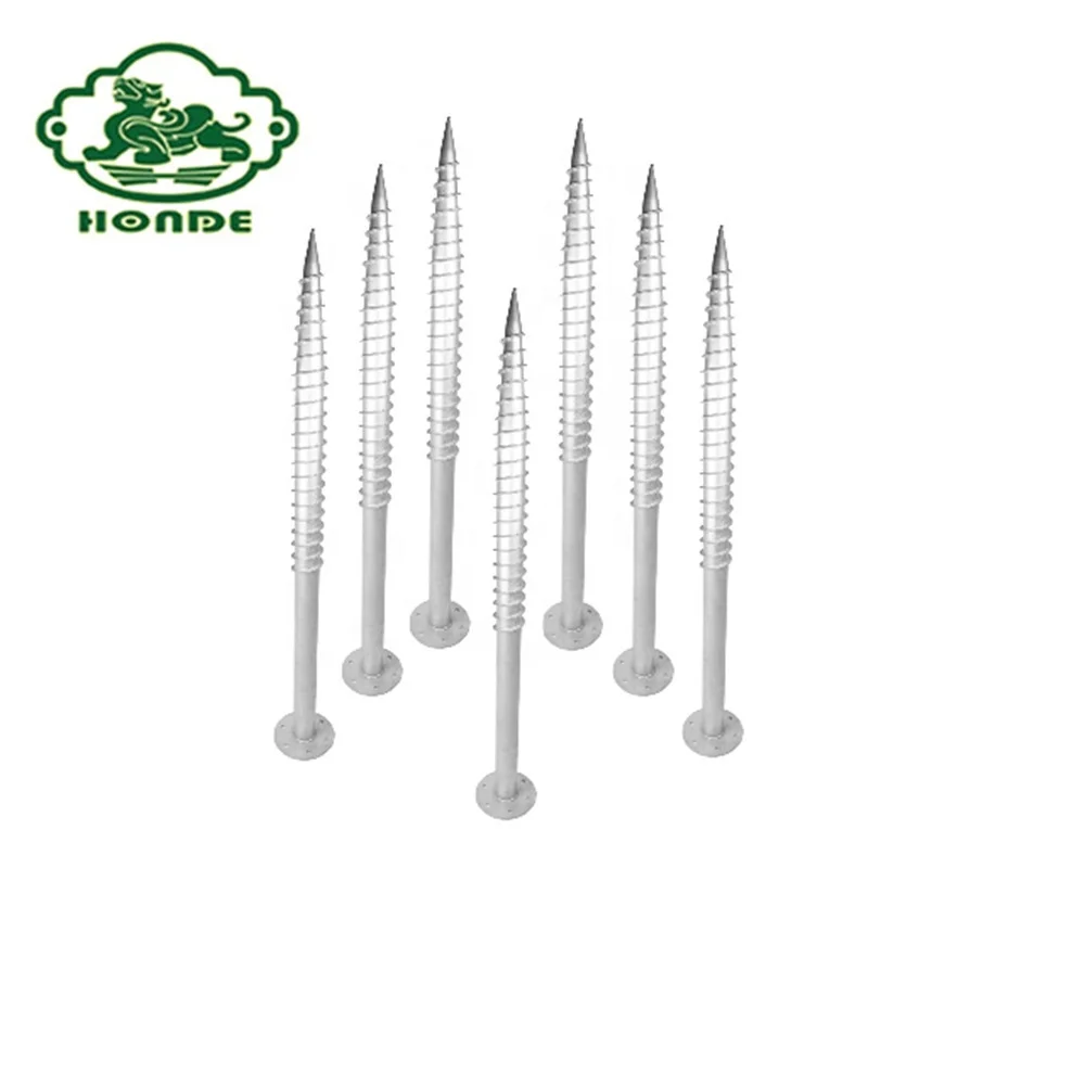 Galvanized steel ground screw post anchor professional manufacturer