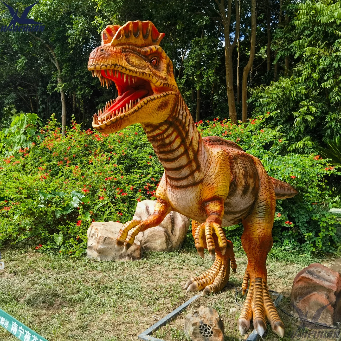 Giant Robot Dinosaurio Mecatronicos Dinosaurs Statue Life Size Animatronic Moving Dinosaur for Adventure Dinosaur Theme Park