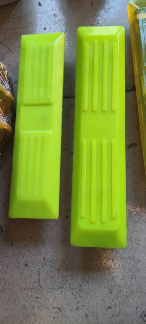 China Factory  300mm 500mm 600mm Green Excavator Rubber Track Pad  Excavator Rubber Shoes Oem Excavator Rubber Shoe
