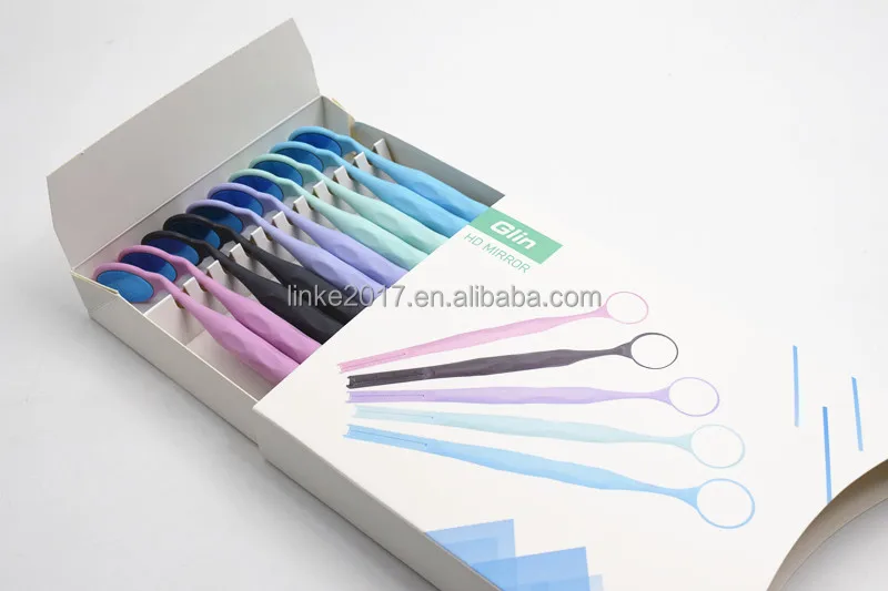 Glin Autoclavable Oral Mirror 134 Degree Centigrade Dental Material Mouth Mirror  With Measurement Ruler Dentist Product