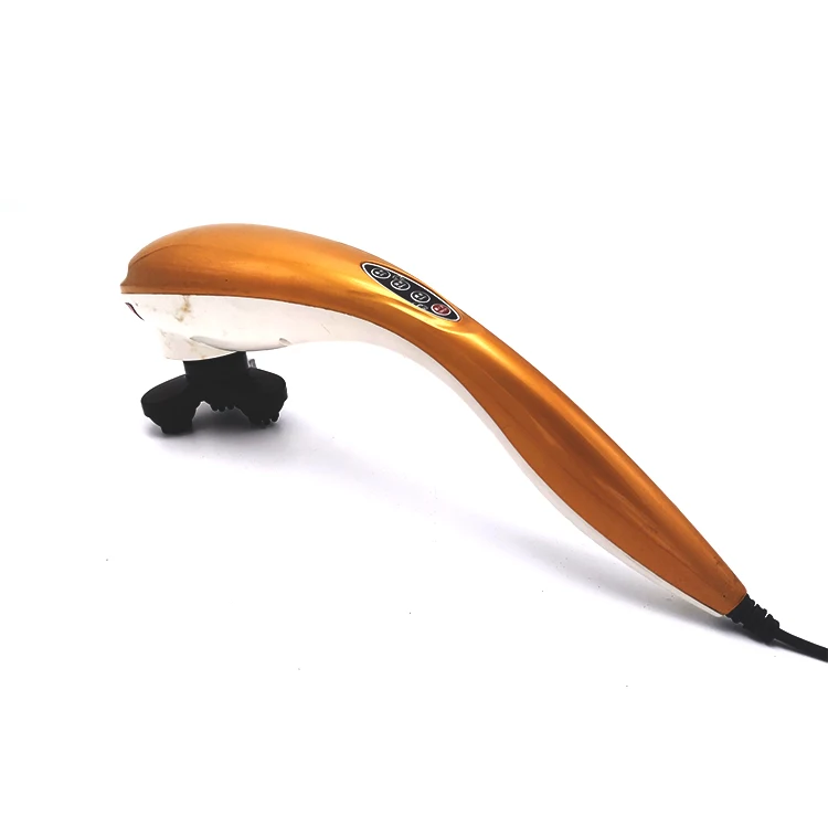 
PX-219A RTS (Gold) Portable Dolphin Infrared Vibration Multi-function Massage Hammer 