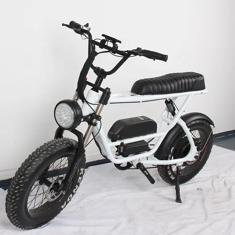 Yuanjian Cycle Long Range Electric Retro Style E Bike 750 Watt Fat Tire Bike Retro Vintage Cruiser eBike Vintage Electric Bicycle