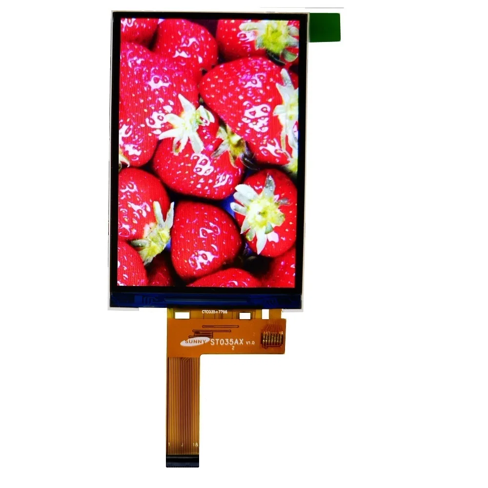 3.5 inch TFT high quality industrial control display ILI9488 ST7796 SPI With touch or not 320*480