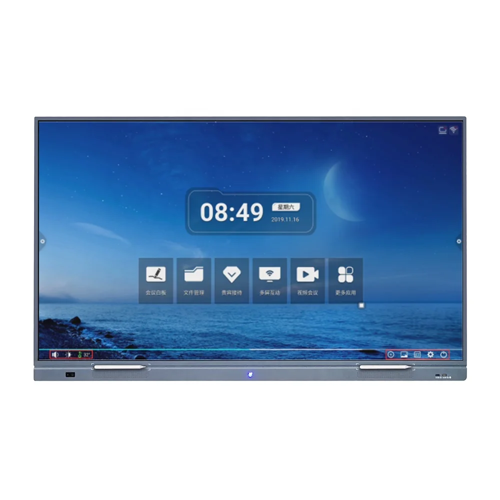 
Interactive Panel 75 4K LED Interactive Panel 75 Inch with Ultra Slim Frame 