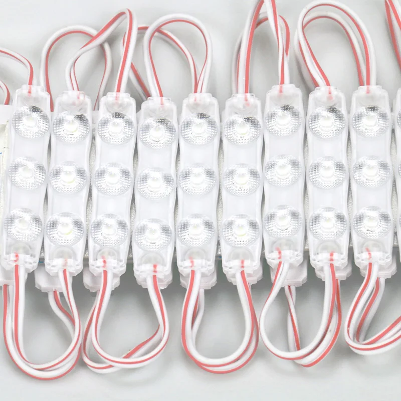 High brightness 12v 1 w led modules waterproof IP 65 module  lens 160 degree for advertising light sign