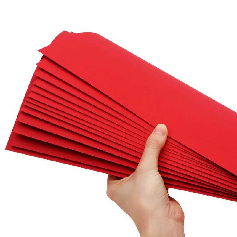 A4 A3 8K 4K 787*1092mm Red Color Paper Cardboard Paper DIY  Coloured Handcraft Paper