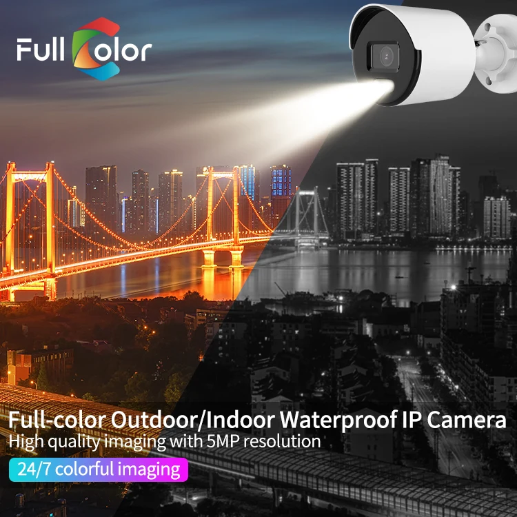 HITOSINO OEM HIKVISON 8 Channel H.265 4K NVR 5MP Motion Detection Full Color IP Security Camera System