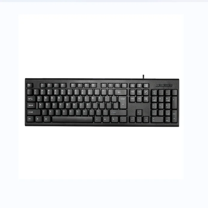 JEDEL K13 USB Wired Keyboard Slim Waterproof Office Keyboard 104 Keys Russian Arabic French Spanish