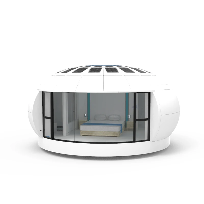 Modern minimalist style  prefabricated villa luxury resort prefab cabin