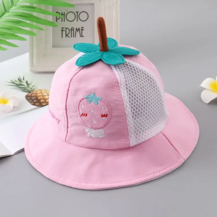 
Wholesale Kids Summer Hats Girls Mesh Cap Kids Hats Flower Sun Hat For Kids Summer With Logo 