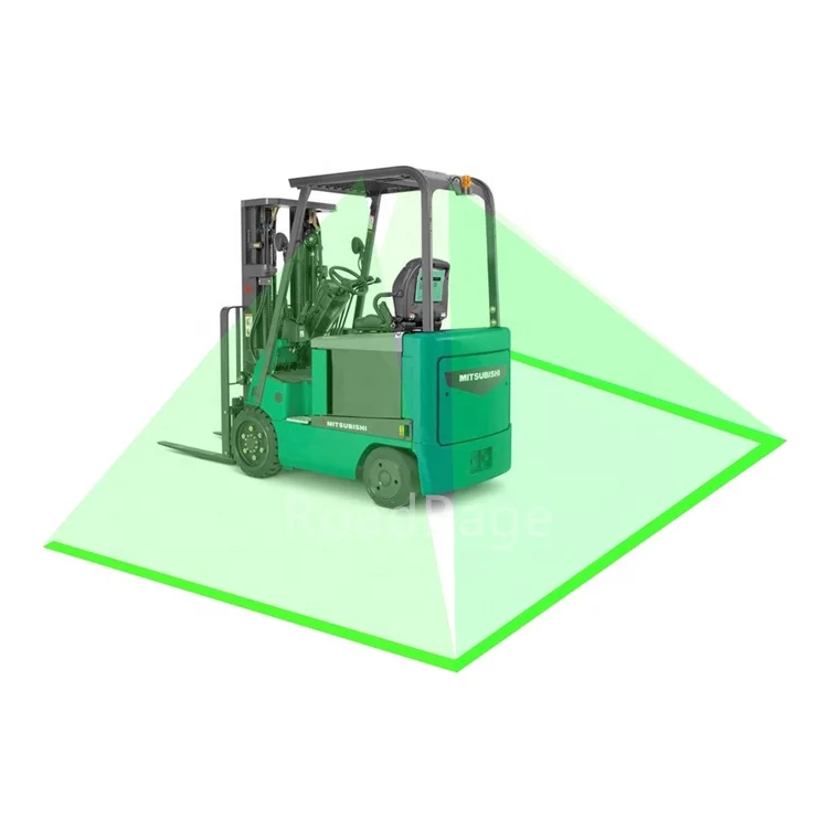 automatic guided vehicle AGV Forklift Laser light warehouse Danger Area Warning Light workplace hazard sign red zone work lights