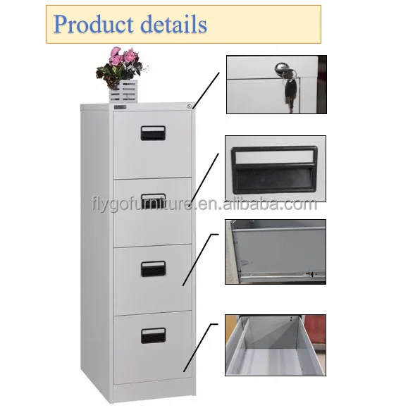 4 drawer file cabinet with lock fireproof steel filing cabinet steel 4 drawer drawer cabinet office furniture