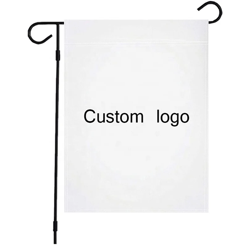 
2021 New Personalized Custom Double Sides Printed Burlap Or Polyester Summer Spring Sublimation Blank Garden Flags 