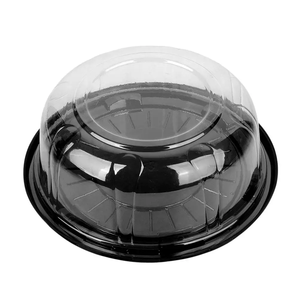 Eco-friendly Disposable Round Packaging Container Plastic For Cake